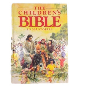 Vintage‎ Hardcover Illustrated Book The Children's Bible in 365 Stories 1988